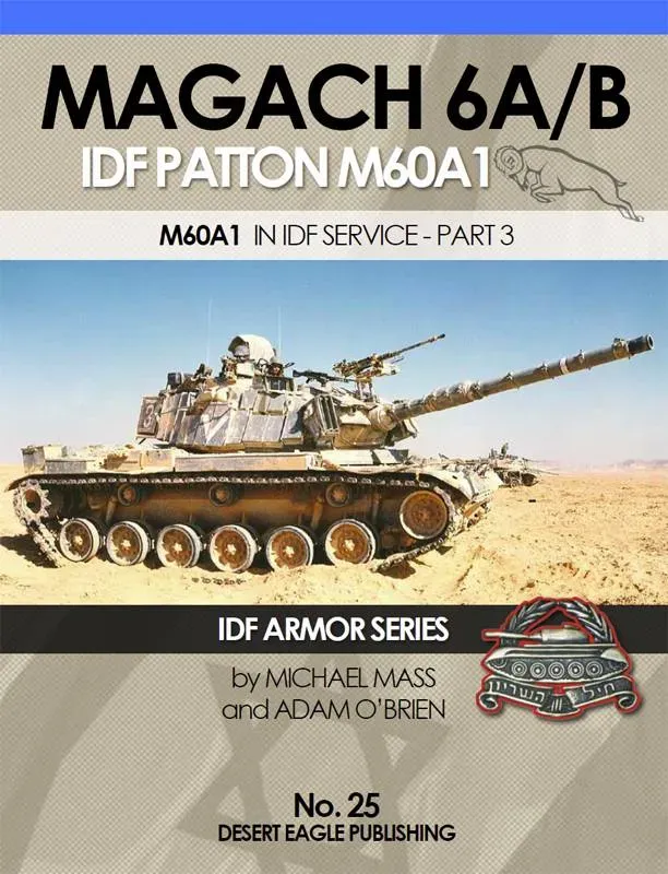 Desert Eagle No.25 bok Magach 6A/B M60A1 häftad