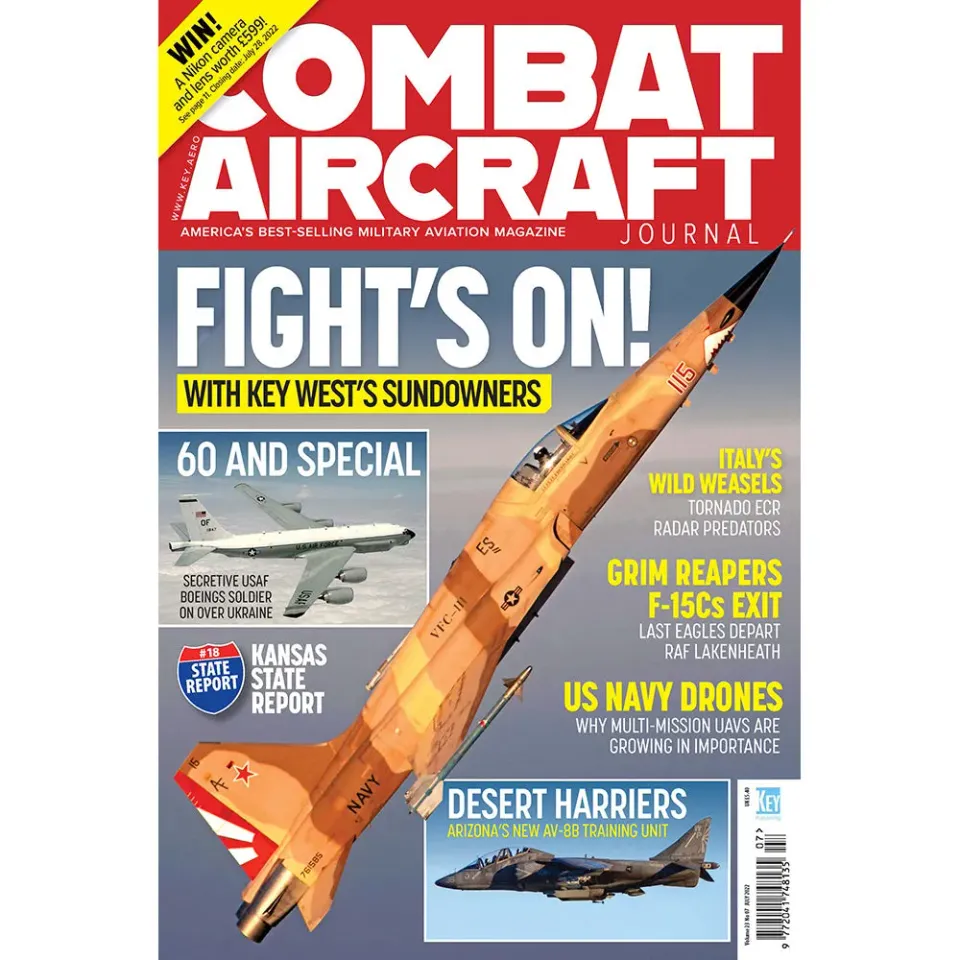 Combat Aircraft Journal juli 2022 tidning militärflyg