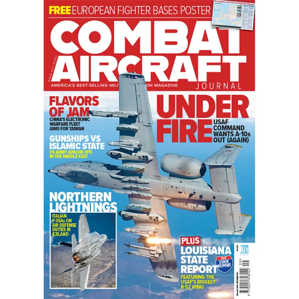 Combat Aircraft Journal September 2022 tidning A-10 F-35