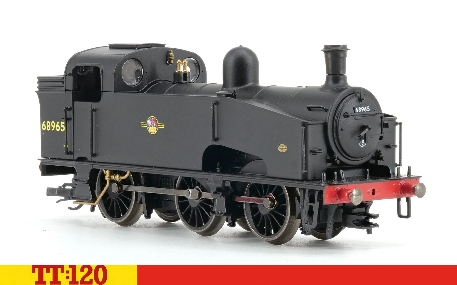Hornby TT:120 J50 68965 modellok BR svart sent emblem