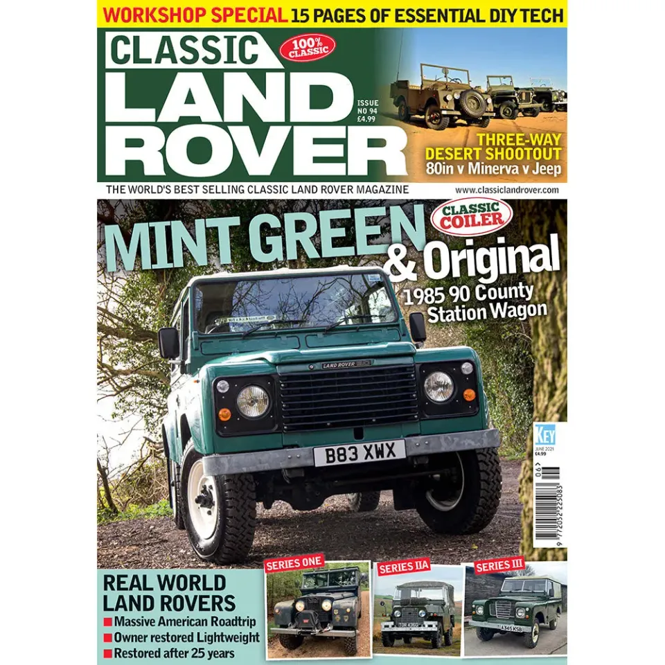 Classic Land Rover June 2021 tidning lösnummer verkstad