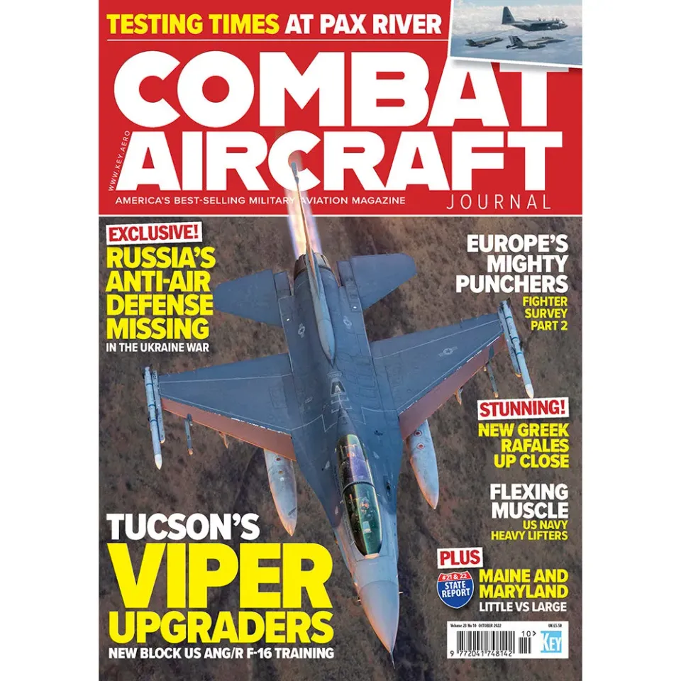 Combat Aircraft Journal tidning oktober 2022 F-16 Rafale