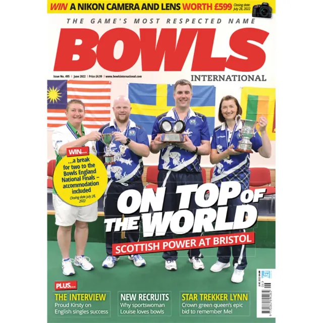 Bowls International juni 2022 tidning singelnummer bowls