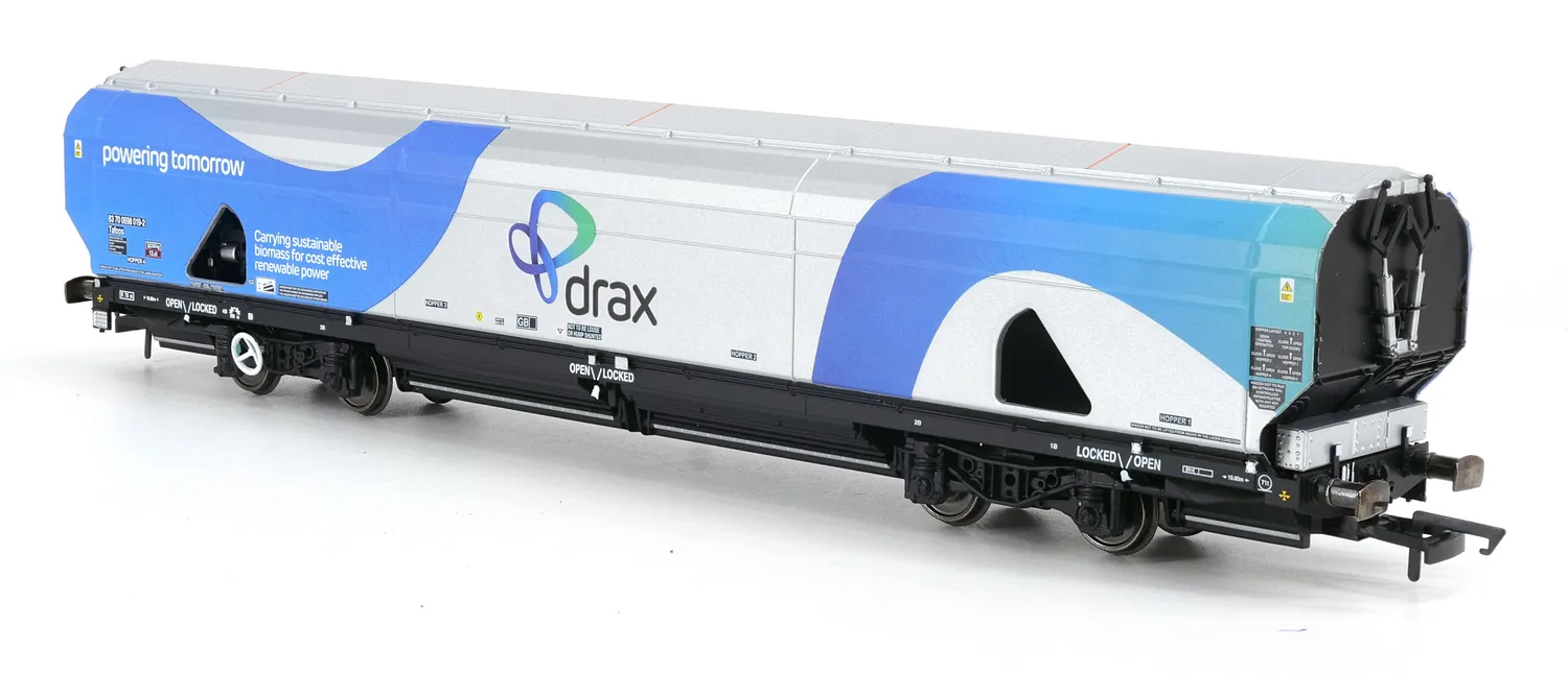 Hornby Drax IIA-D Powering Tomorrow godsvagn OO Pack 3