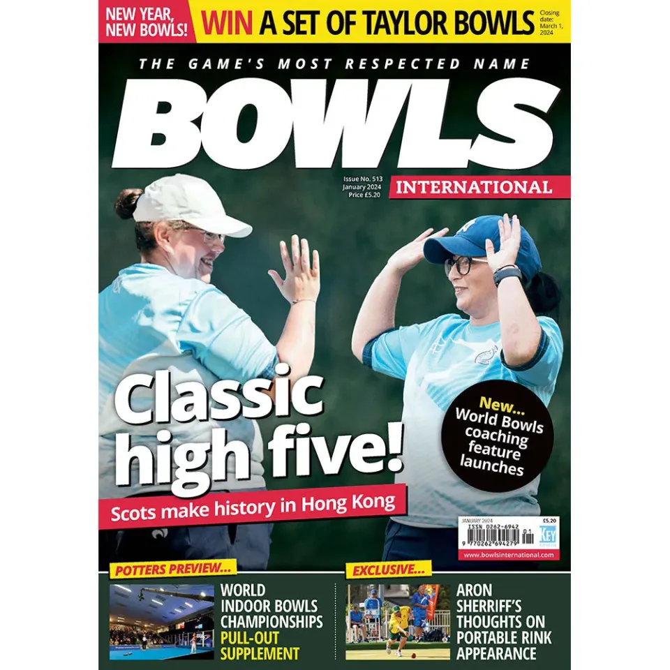 Bowls International januari 2024 tidning lösnummer inomhus-VM