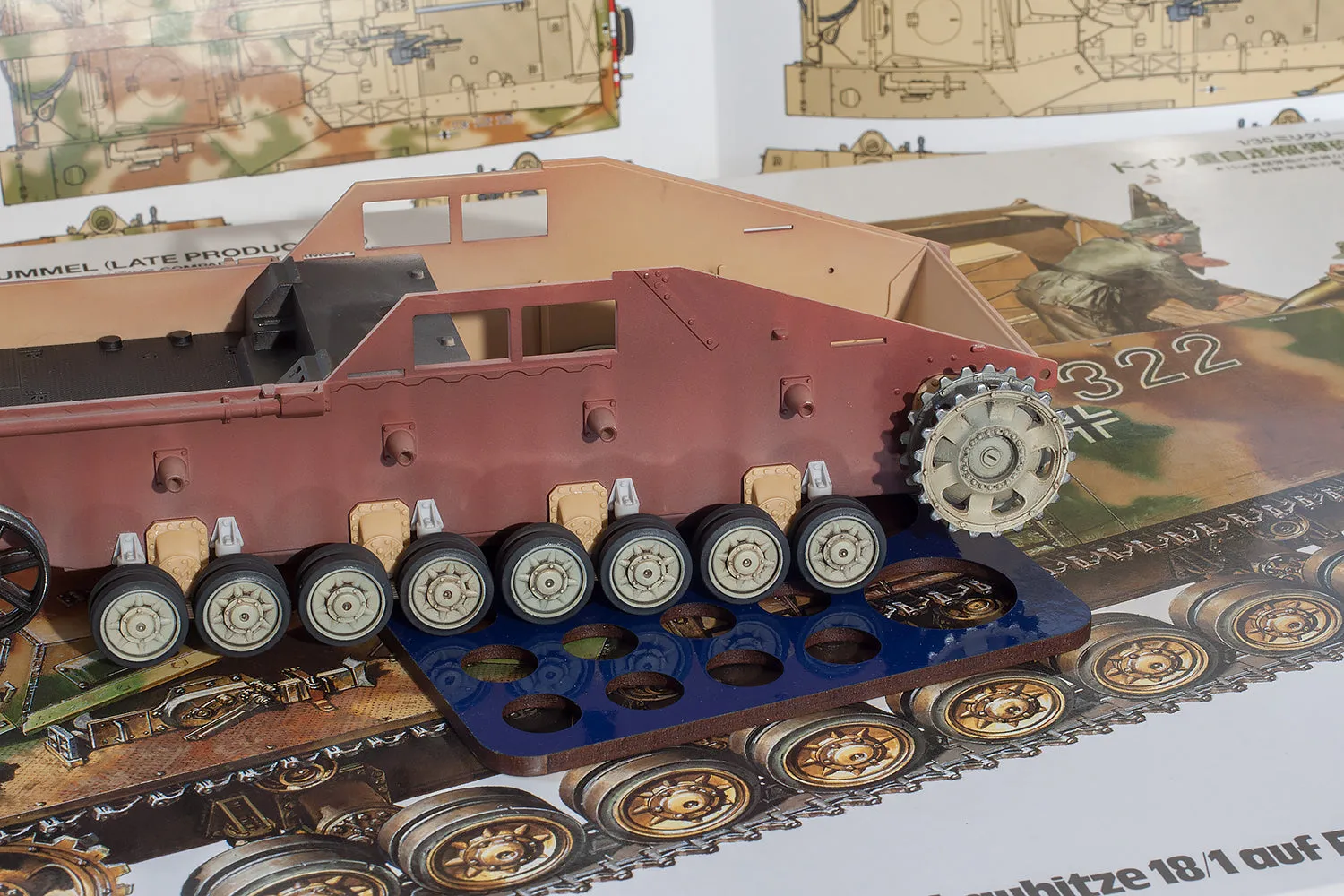 Rossagraph QuickWheel QW-249 maskeringsset 1/35 Tamiya