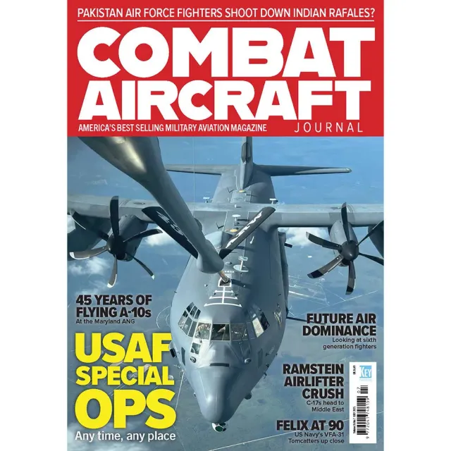Combat Aircraft Journal tidning July 2025 stridsflyg USAF