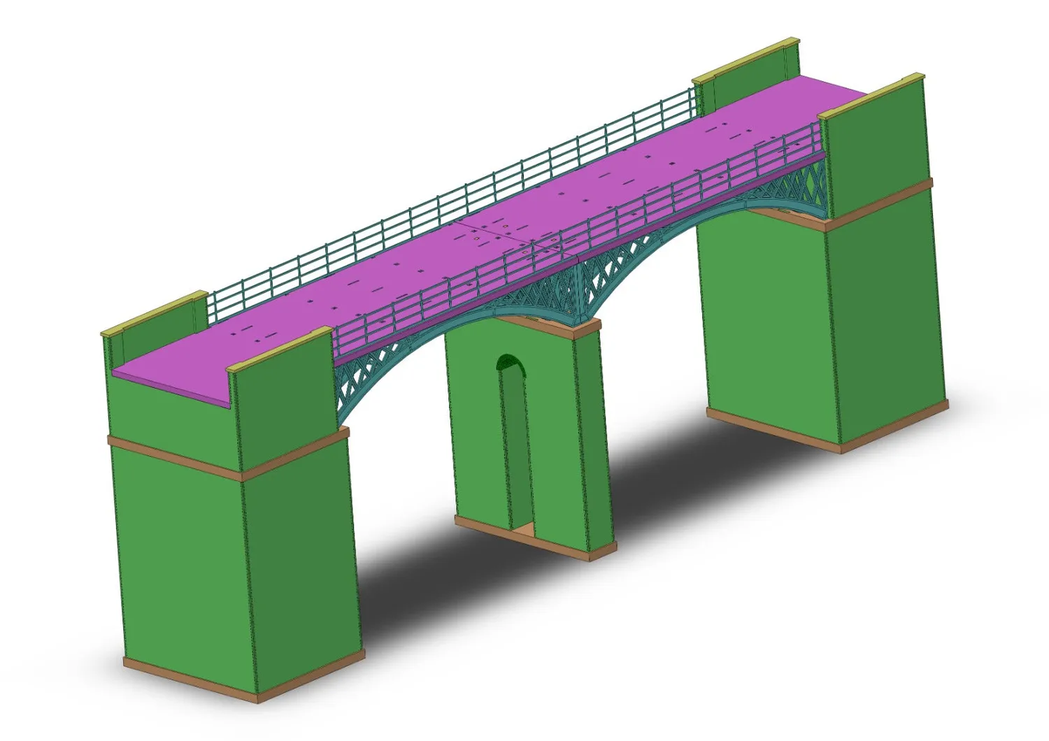 Key Model World Outwood Viaduct modellbyggsats OO