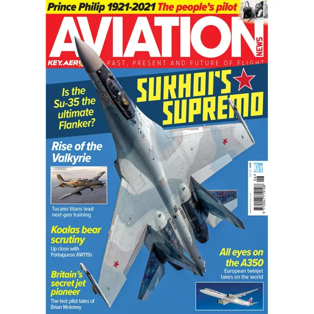 Aviation News juni 2021 tidning Su-35