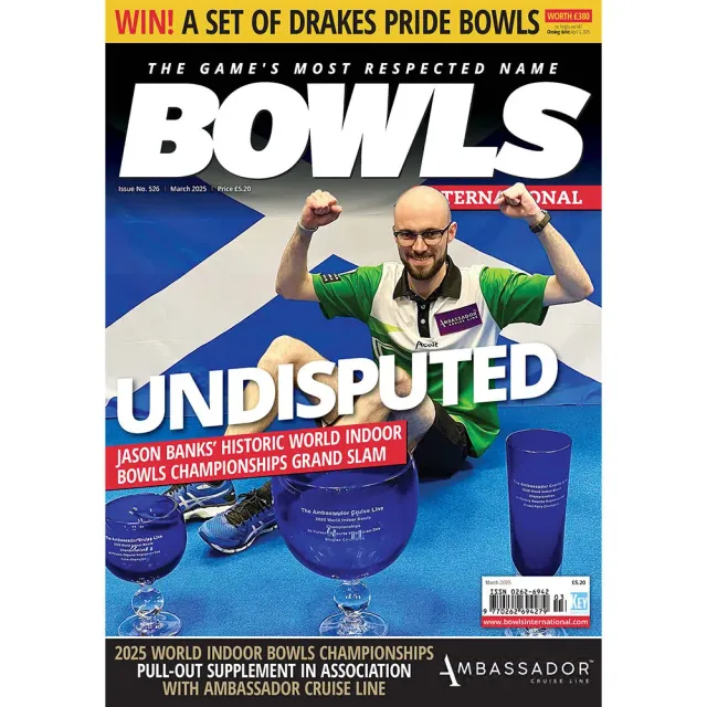 Bowls International mars 2025 tidning lösnummer inomhus-VM