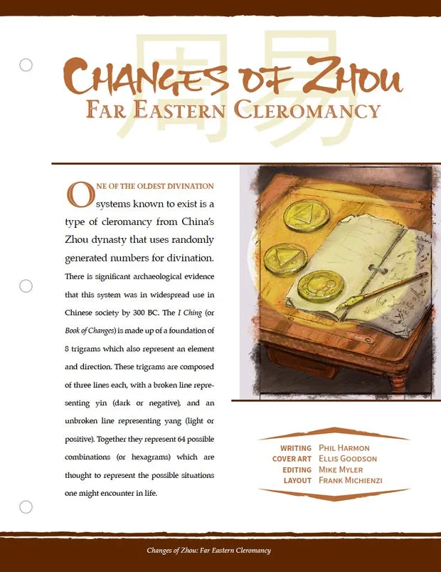 EN Publishing WOIN Changes of Zhou rollspel PDF