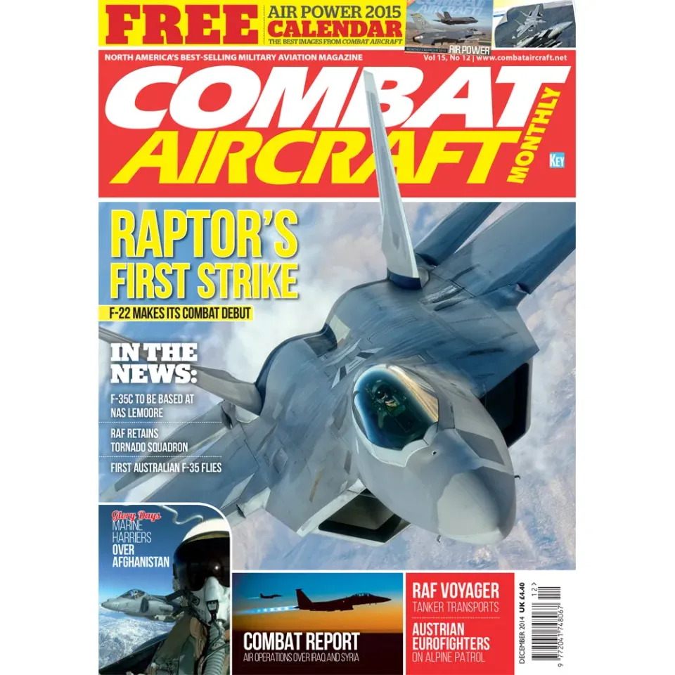 Combat Aircraft Journal december 2014 tidning lösnummer stridsflyg