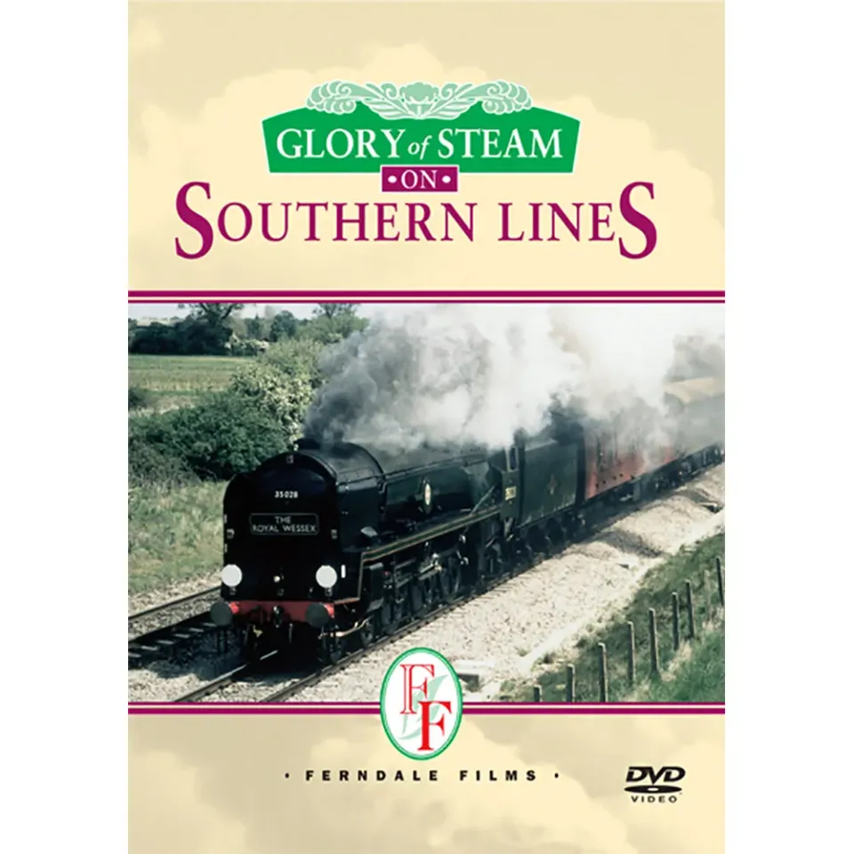 Key Glory of Steam Southern Lines dvd-film 45 min ånglok