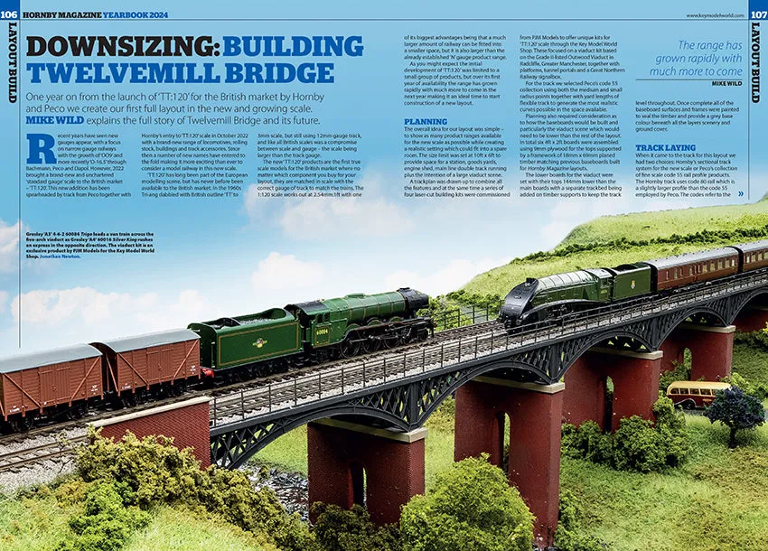 Hornby Magazine Yearbook 16 2024 inbunden bok modelljärnväg