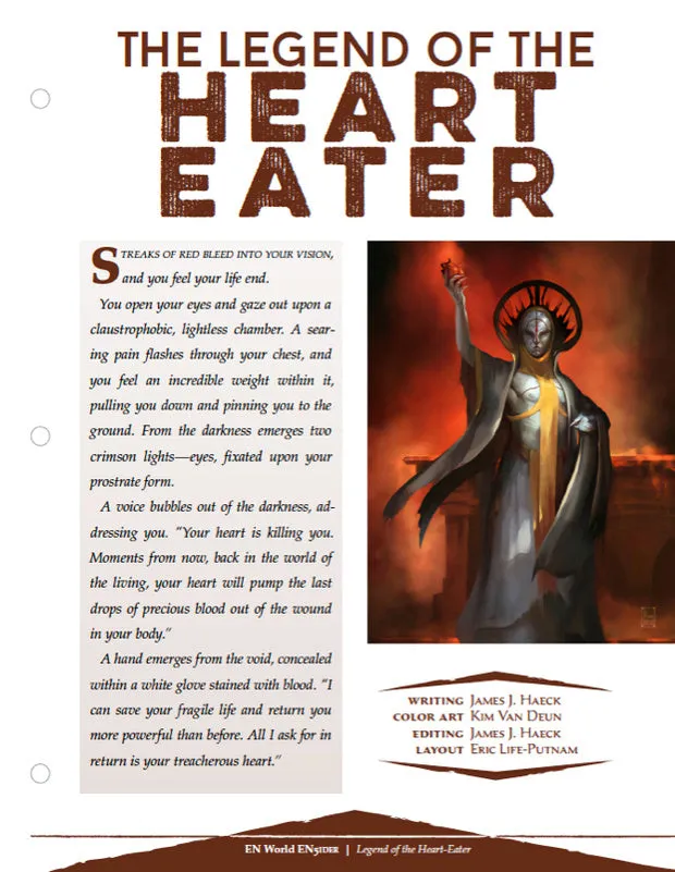 EN Publishing Legend of the Heart Eater warlock PDF 5e
