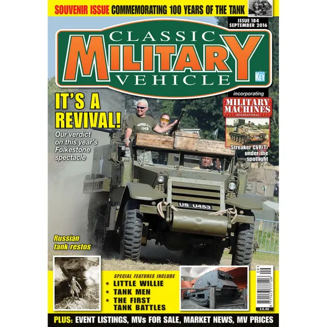 Classic Military Vehicle september 2016 tidning tankjubileum