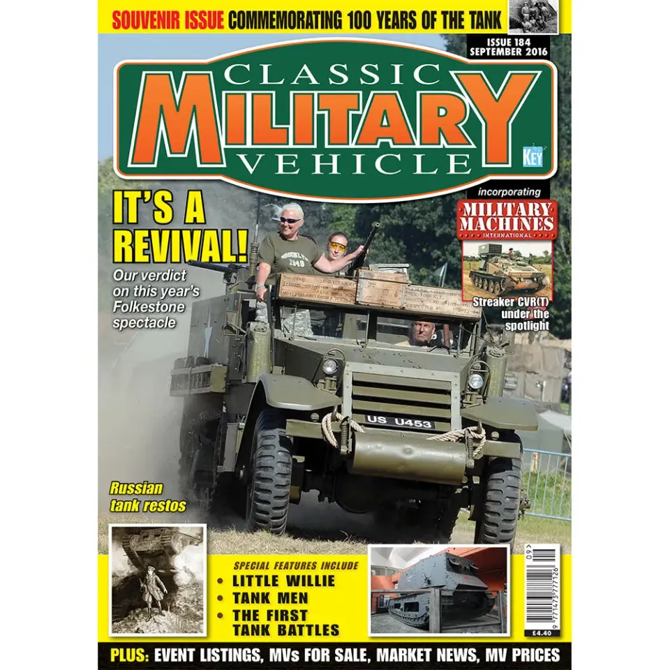 Classic Military Vehicle september 2016 tidning tankjubileum