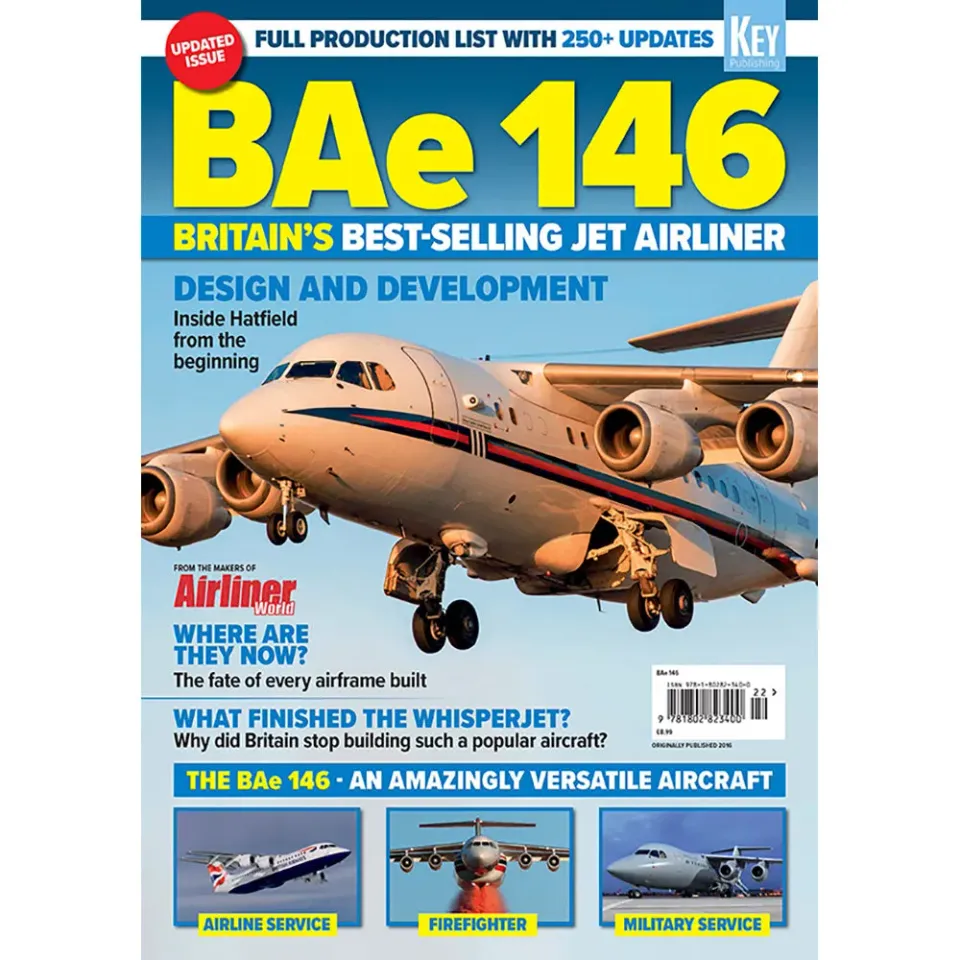 Aviation Archive BAE 146 tidning 100 sidor nyutgåva