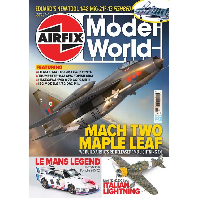 Airfix Model World tidning november 2026 byggen