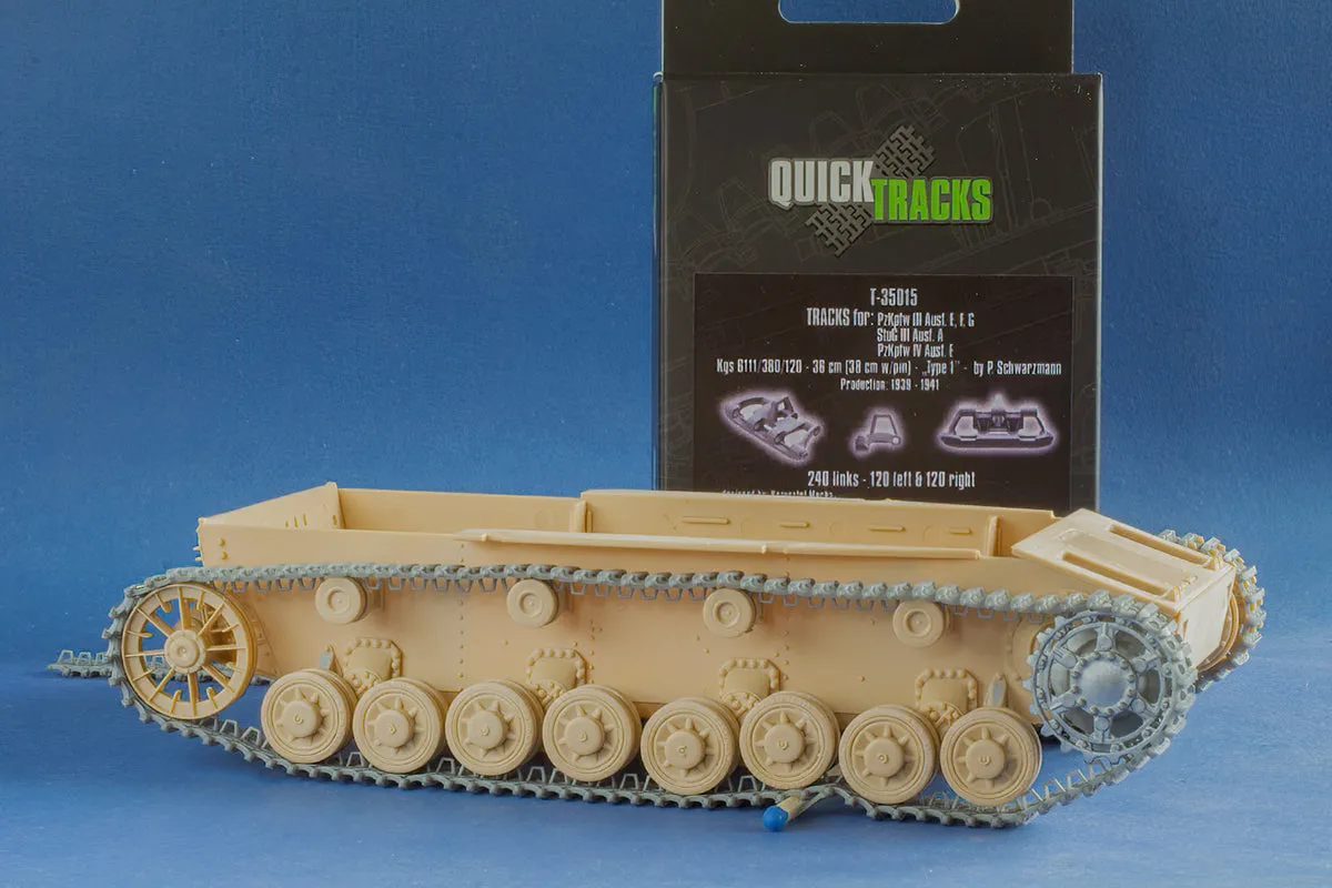 ROSSAGRAPH QuickTracks T-35015 larvband Pz III typ 1