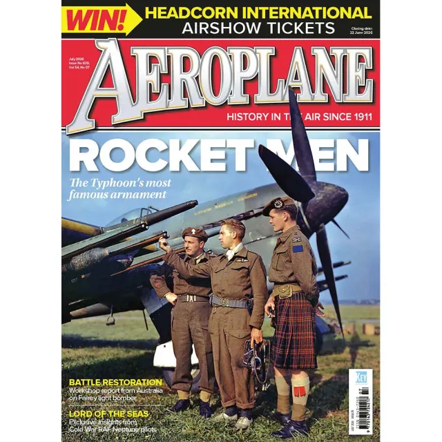 Aeroplane Monthly juli 2026 tidning lösnummer flyghistoria