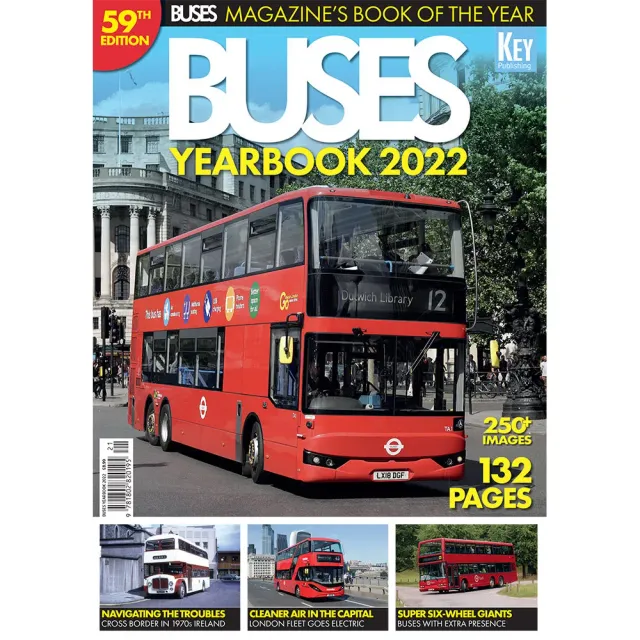 Buses Yearbook 2022 bookazine brittiska bussar