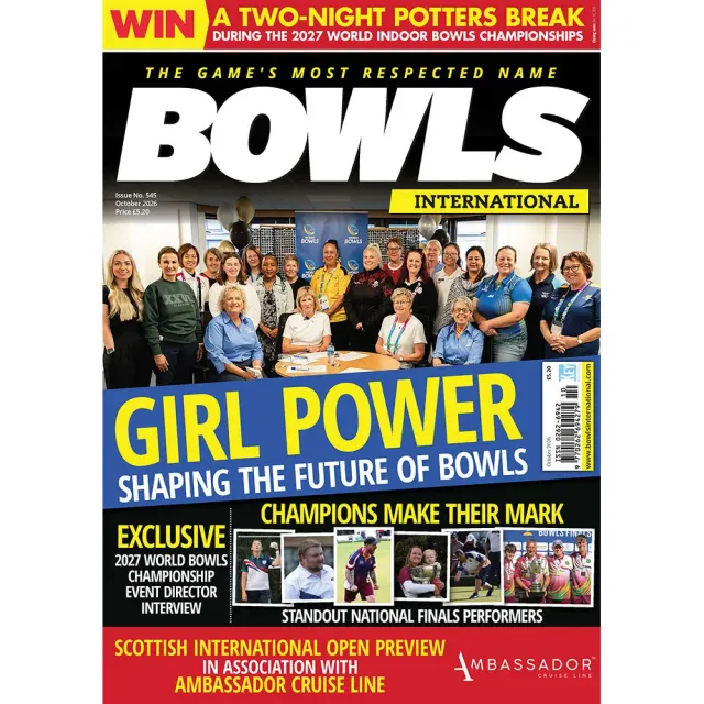 Bowls International oktober 2026 tidning bowls