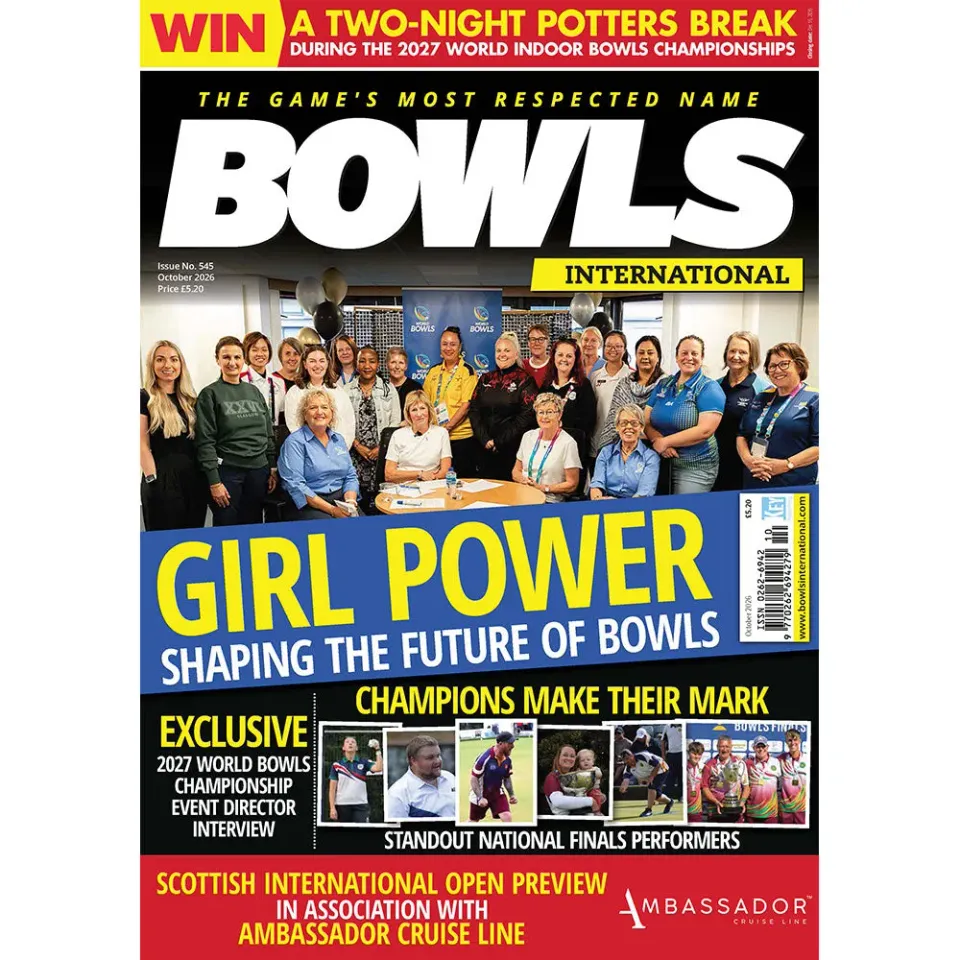 Bowls International oktober 2026 tidning bowls
