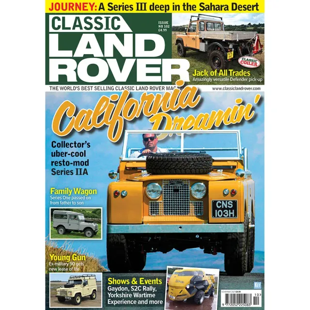 Classic Land Rover november 2021 tidning Series IIA