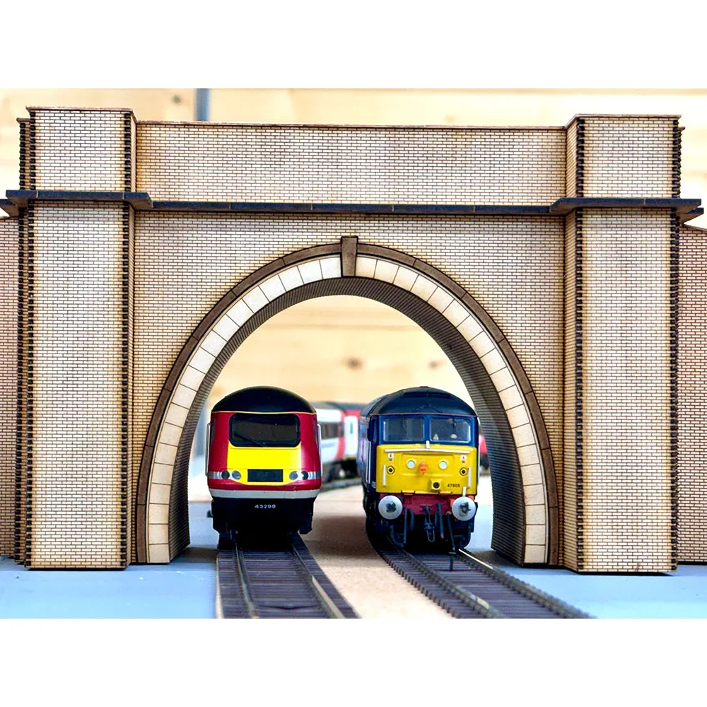 GNR Tunnel Portal byggsats OO gauge laser-cut kit