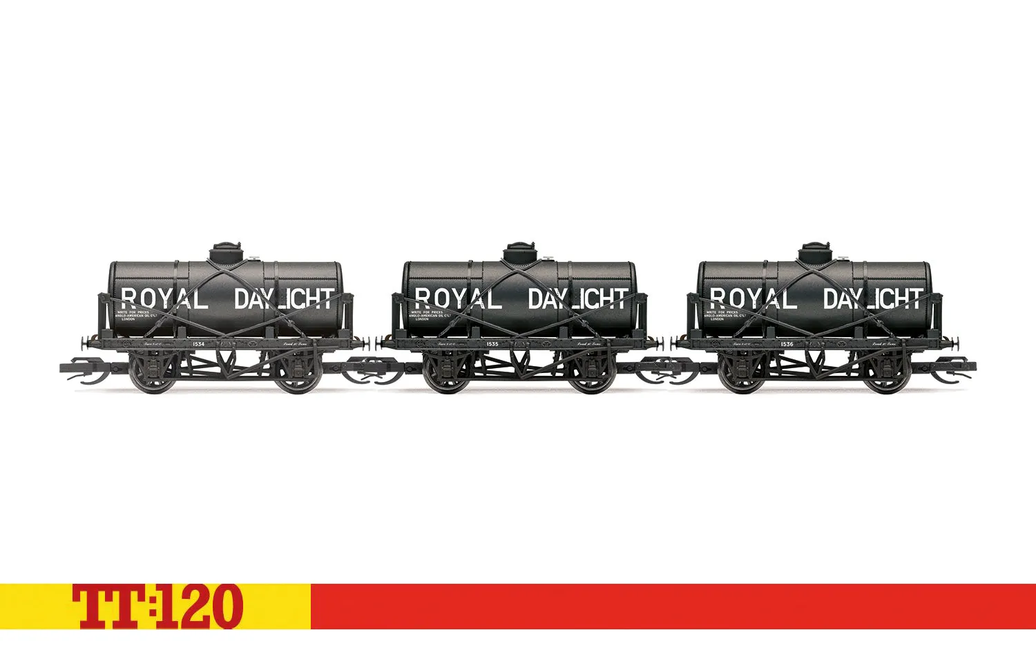 Hornby TT:120 Royal Daylight tankvagn 3-pack