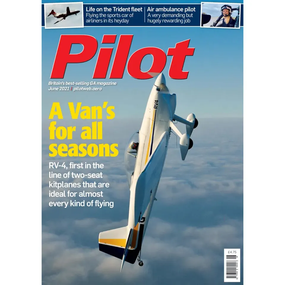 Pilot Magazine juni 2021 tidning allmänflyg