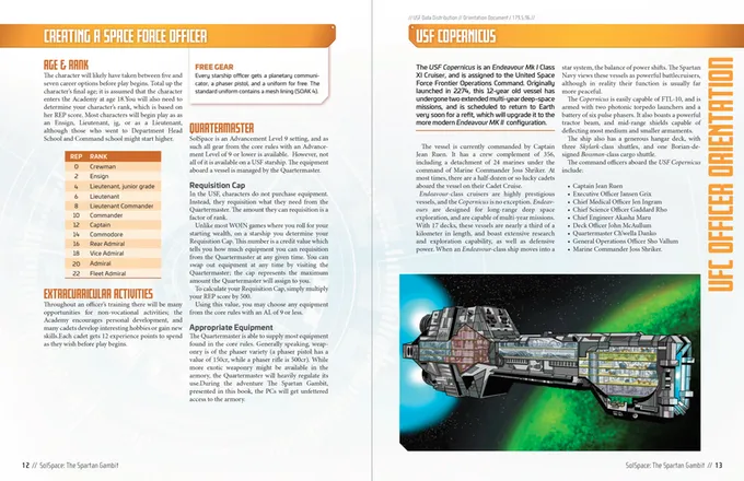 EN Publishing SolSpace Spartan Gambit äventyrsbok softcover
