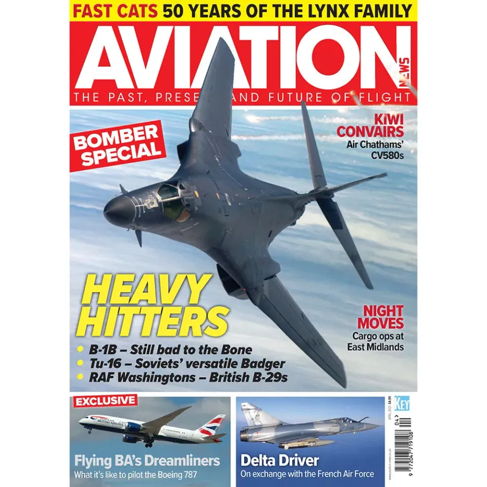 Aviation News april 2021 tidning militärflyg