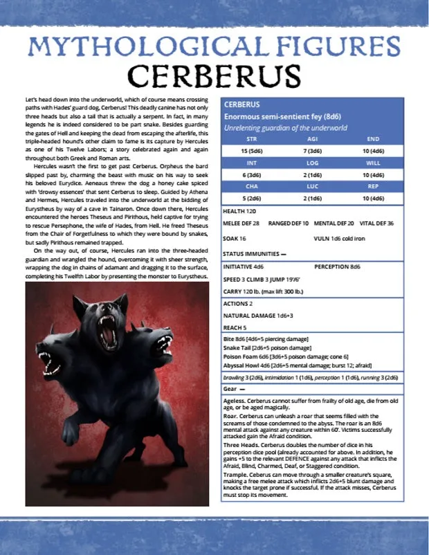 EN Publishing Cerberus monster PDF WOIN