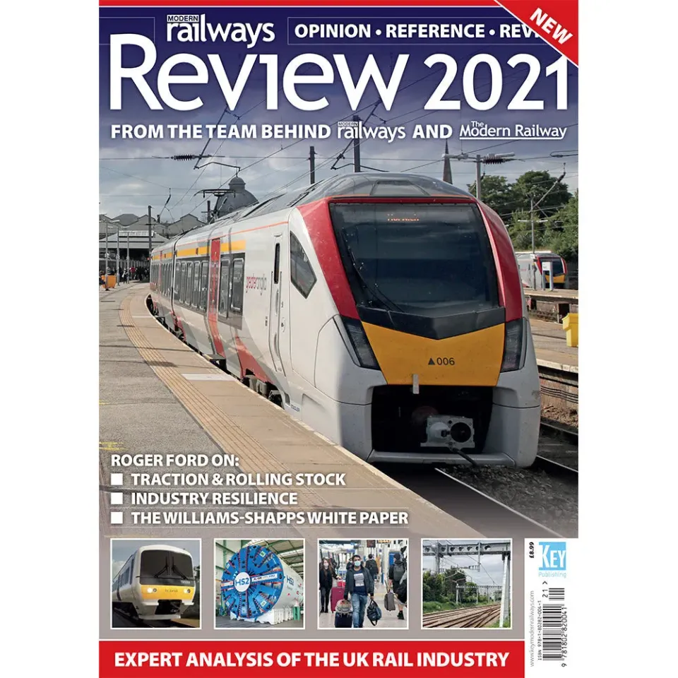 Modern Railways Review 2021 tidning brittisk järnväg