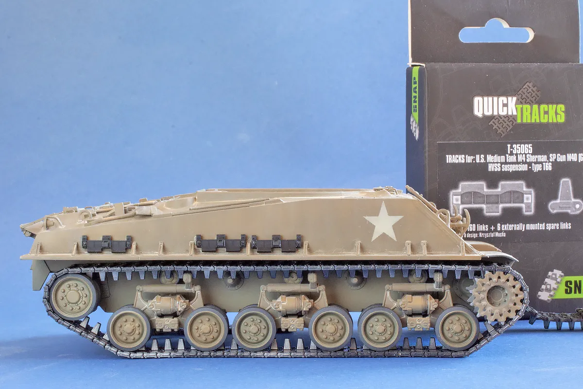 Rossagraph QuickTracks T-35065 bandset Sherman HVSS 1/35