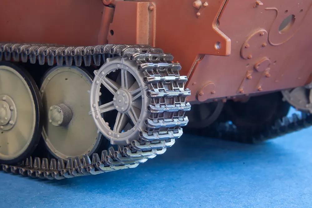 QuickTracks T-35122 Luchs bandlänkar 1:35 resin