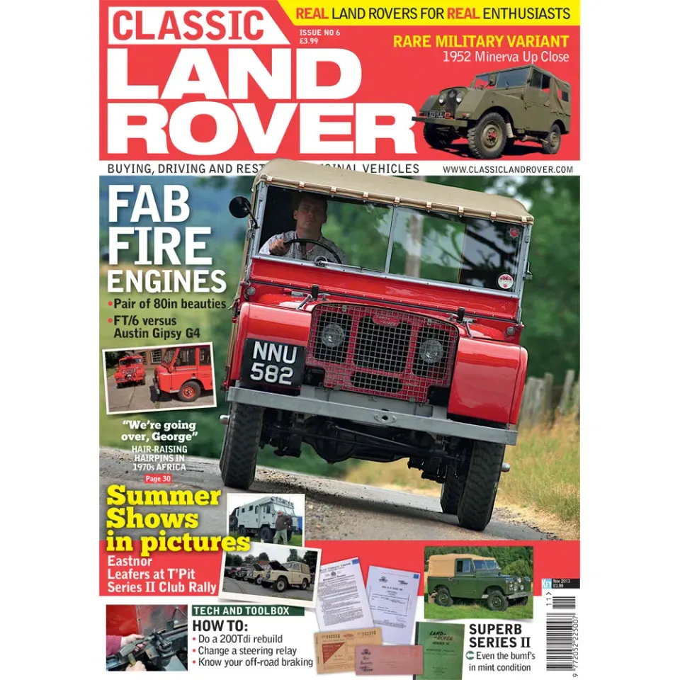 Classic Land Rover November 2013 tidning lösnummer Series II