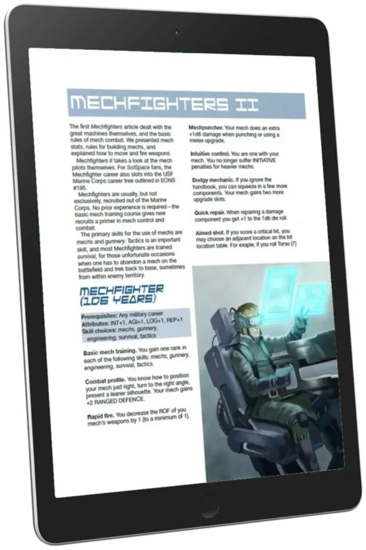 EN Publishing Mechfighters II WOIN rollspel PDF