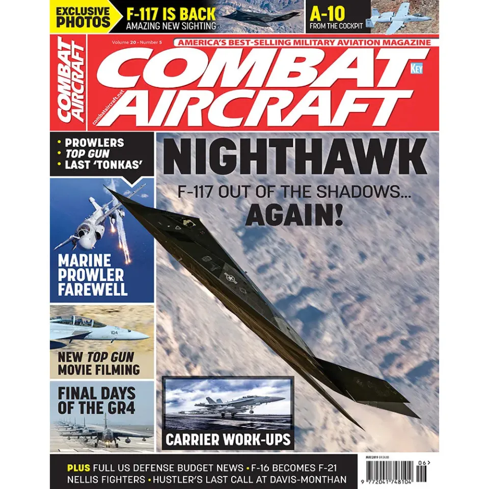 Combat Aircraft May 2019 tidning lösnummer stridsflyg