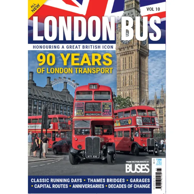 London Bus Vol 10 tidning 132 sidor buss historia