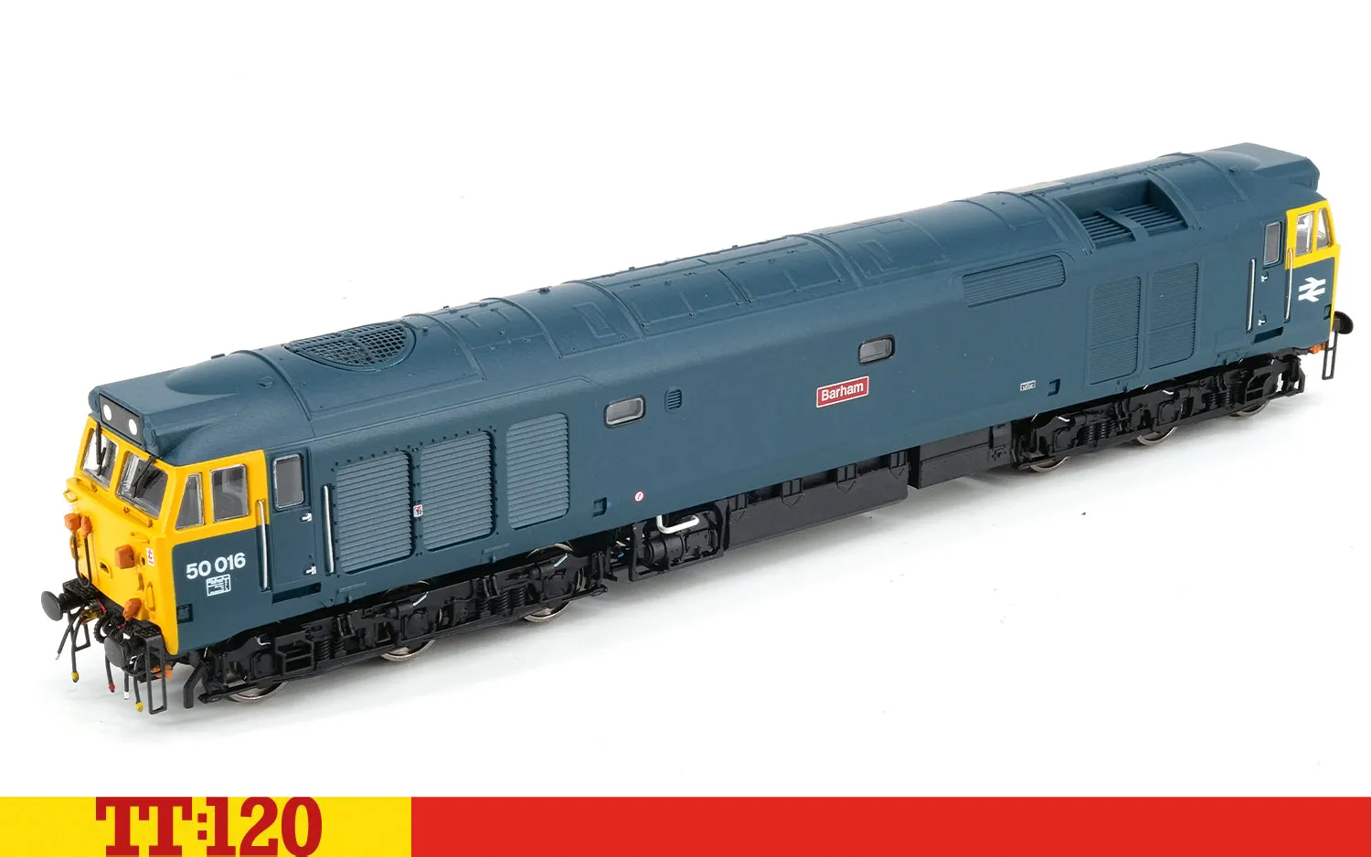 Hornby TT:120 Class 50 50016 Barham modellok BR blue