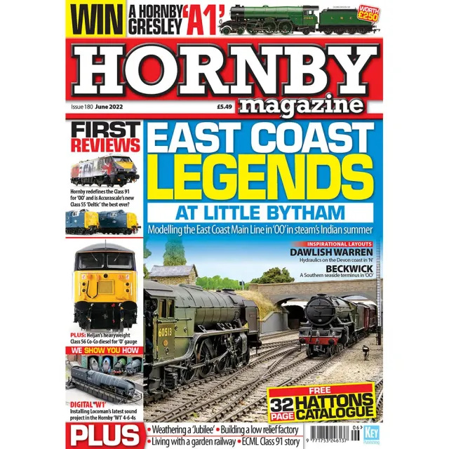 Hornby Magazine juni 2022 tidning modelljärnväg