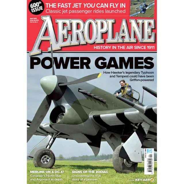 Aeroplane Monthly april 2023 tidning flyghistoria