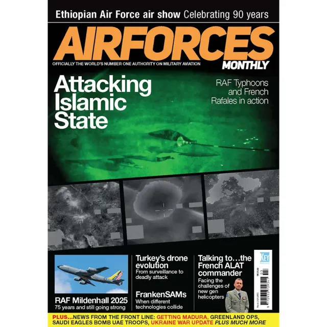 AirForces Monthly mars 2026 tidning stridsflyg drönare