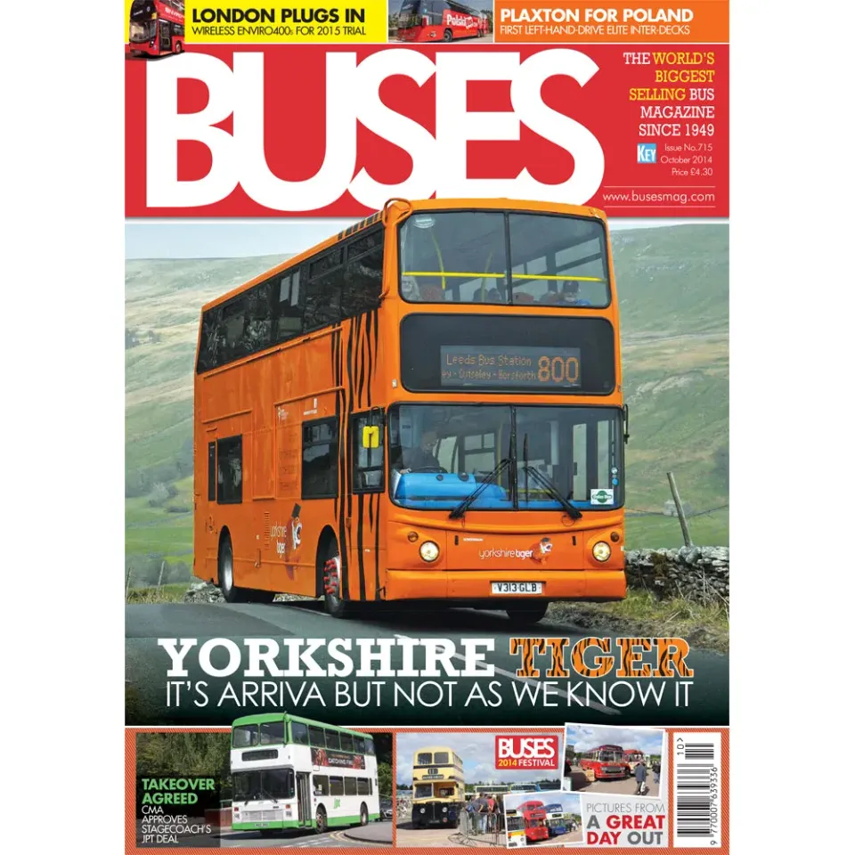 Why we love Taylor Swi Buses October 2014 tidning lösnummer buss