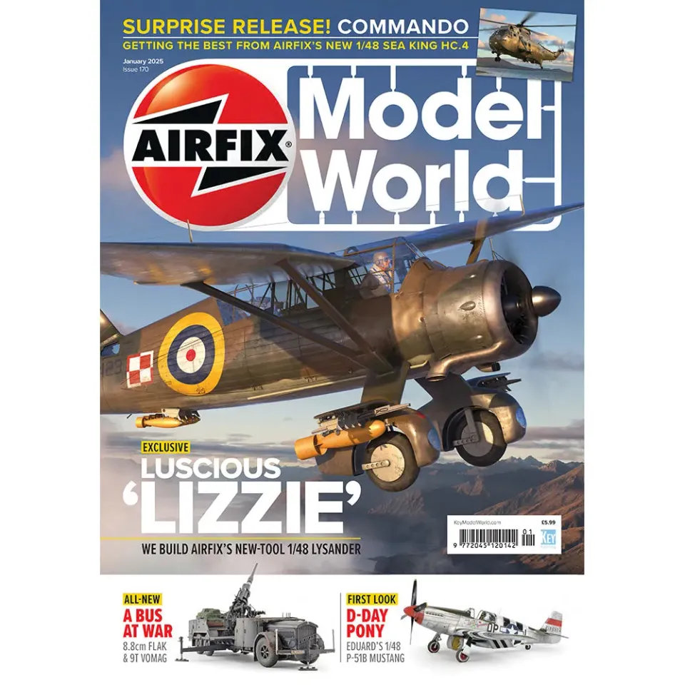 Airfix Model World January 2025 tidning modellbygge