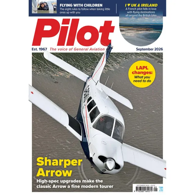 Pilot Magazine September 2026 tidning lösnummer Arrow