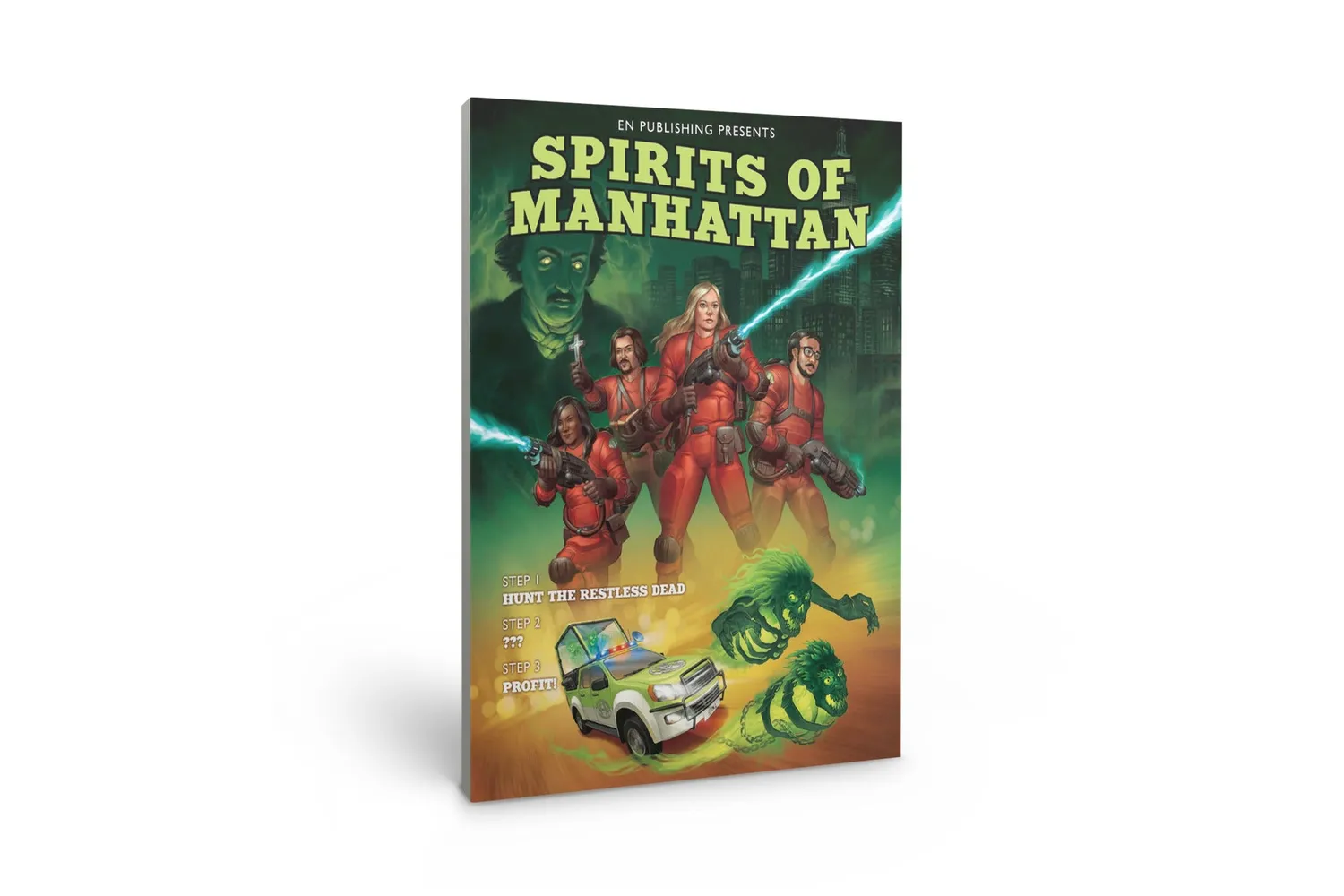 EN Publishing Spirits Of Manhattan WOIN rollspel softcover spökjakt